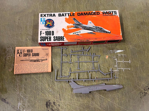482-100 HAWK-IMC 1:72 Scale NORTH AMERICAN F-100D SUPER SABRE Plastic Model Kit