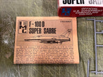 482-100 HAWK-IMC 1:72 Scale NORTH AMERICAN F-100D SUPER SABRE Plastic Model Kit