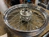 Front Wheel 2.50x19 Harley Dyna 25mm 2006-2017 FXD FXDL Chrome Nice!