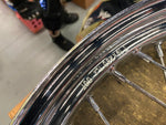 Front Wheel 2.50x19 Harley Dyna 25mm 2006-2017 FXD FXDL Chrome Nice!