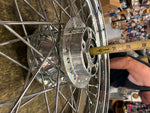 Front Wheel 2.50x19 Harley Dyna 25mm 2006-2017 FXD FXDL Chrome Nice!