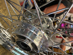 Front Wheel 2.50x19 Harley Dyna 25mm 2006-2017 FXD FXDL Chrome Nice!