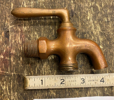 Vtg NOS Brass Faucet Beer Tap 1920's Victorian Antique Bathroom Kitchen sink