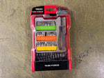 Task Force 56 Piece Kit Screwdriver Bit Set- Pieces Missing # 0083421