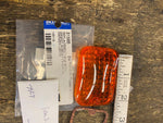 Vtg Baron Lens & GAsket Amber Harley Motorcycle Marker Acc Light Goldwing FLH
