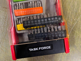Task Force 56 Piece Kit Screwdriver Bit Set- Pieces Missing # 0083421