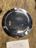 Flat Chrome Derby Cover OEM Harley Acc Emblem 3 bolt 1970^ Shovelhead Softail FX
