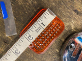 Vtg Baron Lens & GAsket Amber Harley Motorcycle Marker Acc Light Goldwing FLH