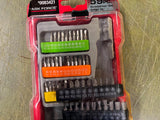Task Force 56 Piece Kit Screwdriver Bit Set- Pieces Missing # 0083421