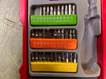 Task Force 56 Piece Kit Screwdriver Bit Set- Pieces Missing # 0083421