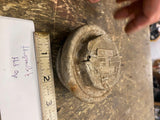 Antique 1920's Hupmobile Grease Hub Cap Vtg Logo alum Auto Part