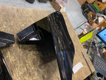 Vivid Black Stretched Extended Side Cover for Harley Touring Baggers 2009-2013