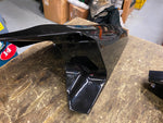 Vivid Black Stretched Extended Side Cover for Harley Touring Baggers 2009-2013
