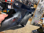 Vivid Black Stretched Extended Side Cover for Harley Touring Baggers 2009-2013
