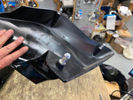 Vivid Black Stretched Extended Side Cover for Harley Touring Baggers 2009-2013