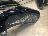Front Fender Hog Trim Harley Touring Vivid Black Spider Web 2013< FLH Road Glide