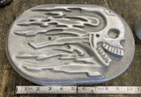 NOS Flaming Skull Air Cleaner Harley ironhead Shovelhead Panhead Chopper 1 Off!