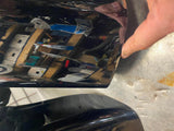 Front Fender Hog Trim Harley Touring Vivid Black Spider Web 2013< FLH Road Glide