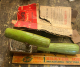 Vtg Edlund Junior Hand Can Opener Kitchen Utensil Tools Wood Handle Orig Box!