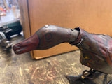 Vtg 1924 Louis Marx Tin Toy Windup Duck Works Antique USA Barnyard Animals