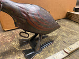 Vtg 1924 Louis Marx Tin Toy Windup Duck Works Antique USA Barnyard Animals