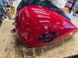 Cvo Gas Tank Red W Emblems Touring FLH Street road glide Ultra 2008^ Nice!
