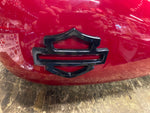 Cvo Gas Tank Red W Emblems Touring FLH Street road glide Ultra 2008^ Nice!