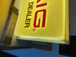 Vtg craig Audio Car Home stereo Light up sign Dealer 1970's Advertising Hot Rod!