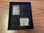 VTG Limited Edition 1997 Camel Lady Barbara Table Zippo Lighter Midnight Chrome