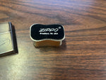 VTG Limited Edition 1997 Camel Lady Barbara Table Zippo Lighter Midnight Chrome