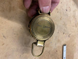 Antique Compass Ross London Co. Brass Maritime Military WW1 Era Army Artillery