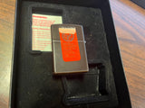 VTG Limited Edition 1997 Camel Lady Barbara Table Zippo Lighter Midnight Chrome