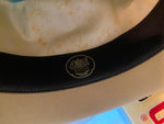 Vtg Stetson 5X Cowboy Rancher Hat Beaver Tan 7 1/2 Western Feathers XXXXX
