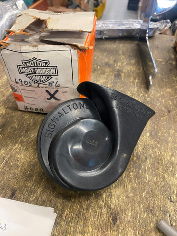 Harley Hi note Factory Signaltone 3338 Horn OEM 69057-86 Sportster Dyna Touring