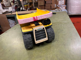 Vintage 2004 Hasbro Tonka Large Yellow Dump Truck Pressed Steel/Plastic