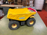 Vintage 2004 Hasbro Tonka Large Yellow Dump Truck Pressed Steel/Plastic
