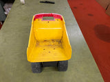 Vintage 2004 Hasbro Tonka Large Yellow Dump Truck Pressed Steel/Plastic