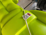 Vtg Space Alien Blow Mold 36" Green Halloween Ray Gun General Foam Minty!
