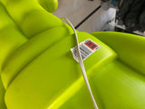 Vtg Space Alien Blow Mold 36" Green Halloween Ray Gun General Foam Minty!