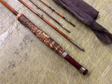 VTG Antique 1920s 4 Piece Bamboo Fishing Rod Montague South Bend? Shakespeare?