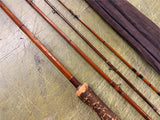 VTG Antique 1920s 4 Piece Bamboo Fishing Rod Montague South Bend? Shakespeare?