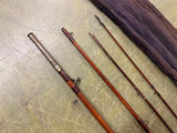 VTG Antique 1920s 4 Piece Bamboo Fishing Rod Montague South Bend? Shakespeare?