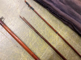VTG Antique 1920s 4 Piece Bamboo Fishing Rod Montague South Bend? Shakespeare?