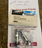 Drag Specialties 0360-0010 Chrome Metal Valve Stems for 0.30" Rim Hole Tubeless