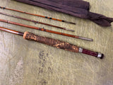 VTG Antique 1920s 4 Piece Bamboo Fishing Rod Montague South Bend? Shakespeare?