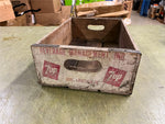 Vintage 1960s Made in USA 7up "The Uncola" Wooden Carrier Crate