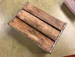 Vintage 1960s Made in USA 7up "The Uncola" Wooden Carrier Crate