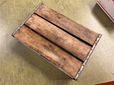 Vintage 1960s Made in USA 7up "The Uncola" Wooden Carrier Crate