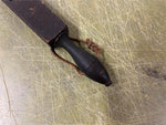 VTG Antique Early 1900s Wooden Folding Meat Thermometer W/ Wooden Storage Case