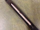 VTG Antique Early 1900s Wooden Folding Meat Thermometer W/ Wooden Storage Case